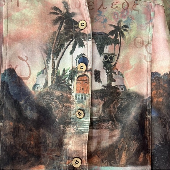 TanJay Multicolor Scenic Jean Jacket - Picture 4 of 7